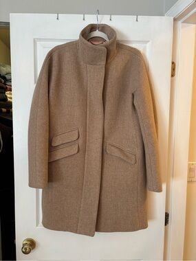 J.Crew Womens Camel Stadium Coat